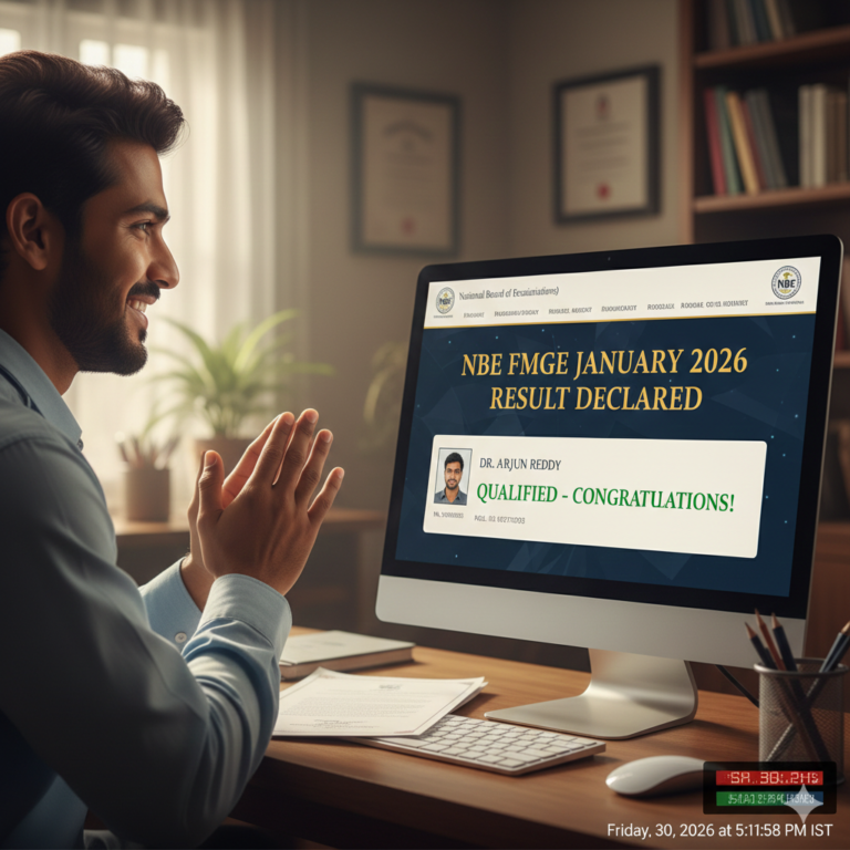 NBE FMGE 2026 Result Declared: Your Gateway to Medical Practice in India!