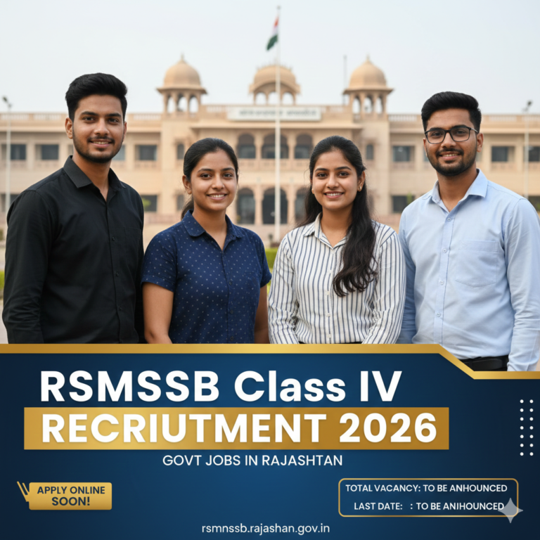 RSMSSB Class IV Recruitment 2026: Scorecard Activated! Check Your Marks, Cut-off & Status Now!