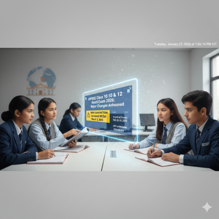 HPBOSE Class 10 & 12 Board Exam 2026: Major Changes Announced – Paving Your Path to Govt Jobs!