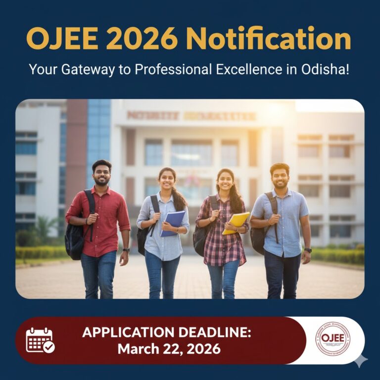 OJEE 2026: Entrance Exam Dates Announced – Your Path to UG, PG & Lateral Entry Courses!