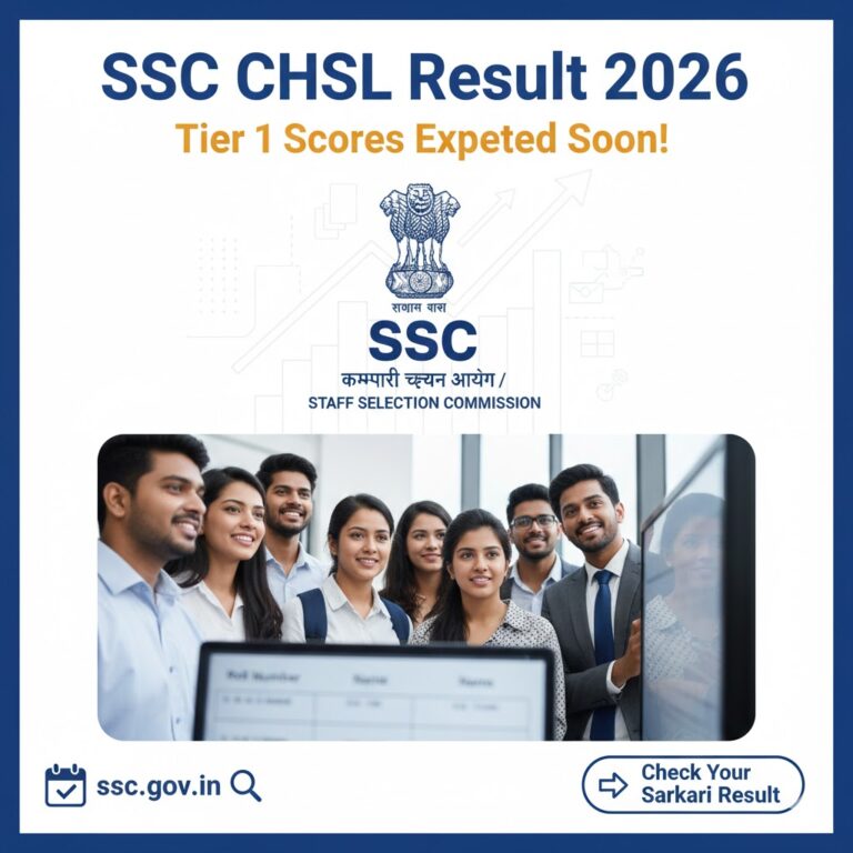 SSC CHSL Result 2026: Tier 1 Scores Expected Soon at ssc.gov.in – Your Path to Govt Jobs!