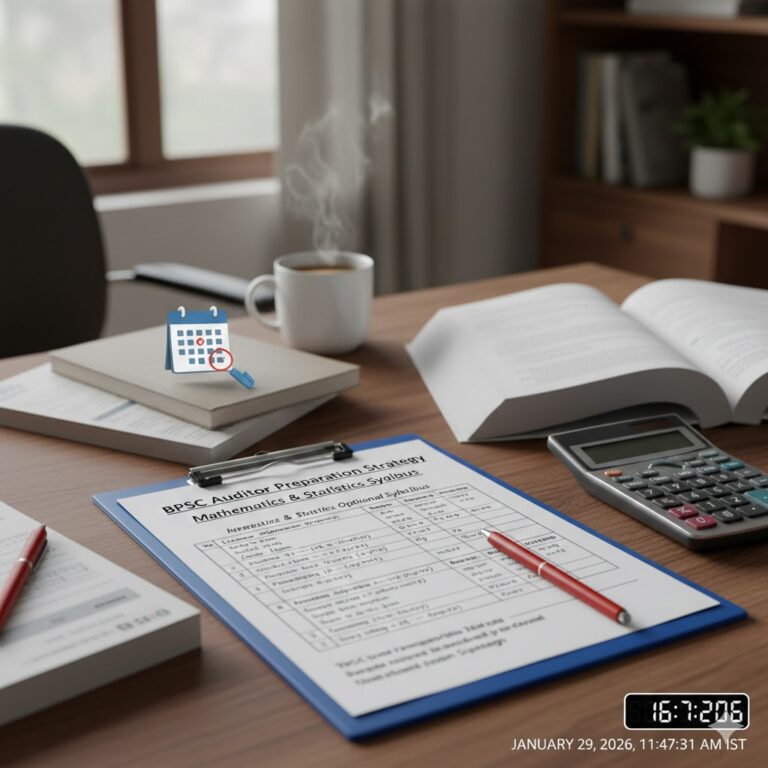 BPSC Auditor Recruitment 2026: 106 Vacancies Announced in Bihar Panchayat Raj Department – Apply Online Now! Complete Syllabus Breakdown Here.