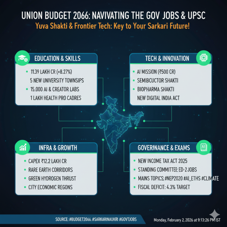 Sarkari Naukri & UPSC: Unpacking the Union Budget 2026 for Future Opportunities