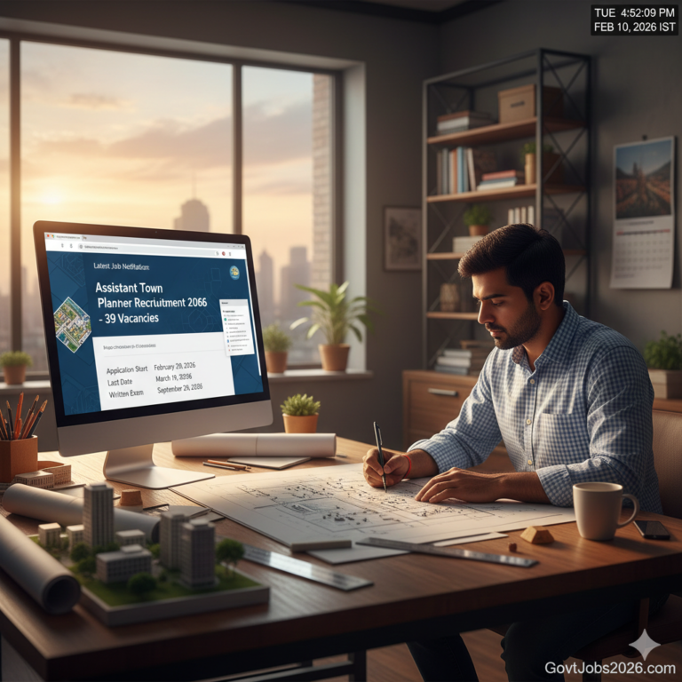 MPPSC Assistant Town Planner Recruitment 2026: 39 Vacancies Announced – Apply Online Now!