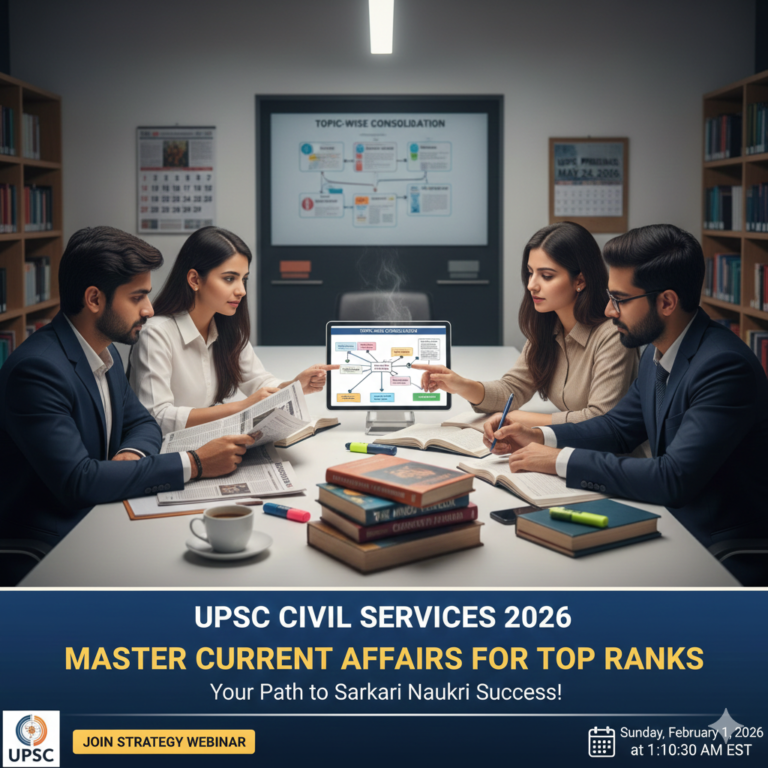 UPSC Civil Services 2026: Master Current Affairs for Top Ranks – Your Path to Sarkari Naukri Success!