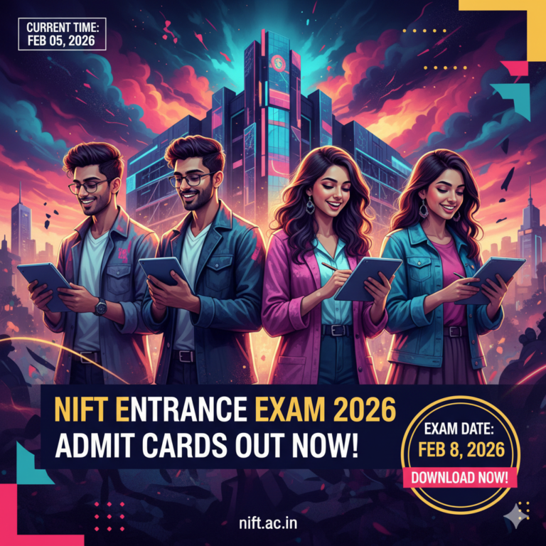 NIFT NIFTEE Entrance Exam 2026: Admit Card Released – Download Your Hall Ticket Now!