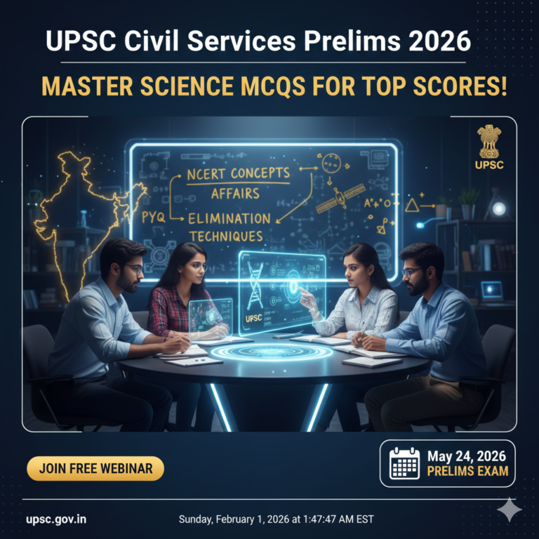 UPSC Civil Services Prelims 2026: Master Science MCQs for Top Scores!