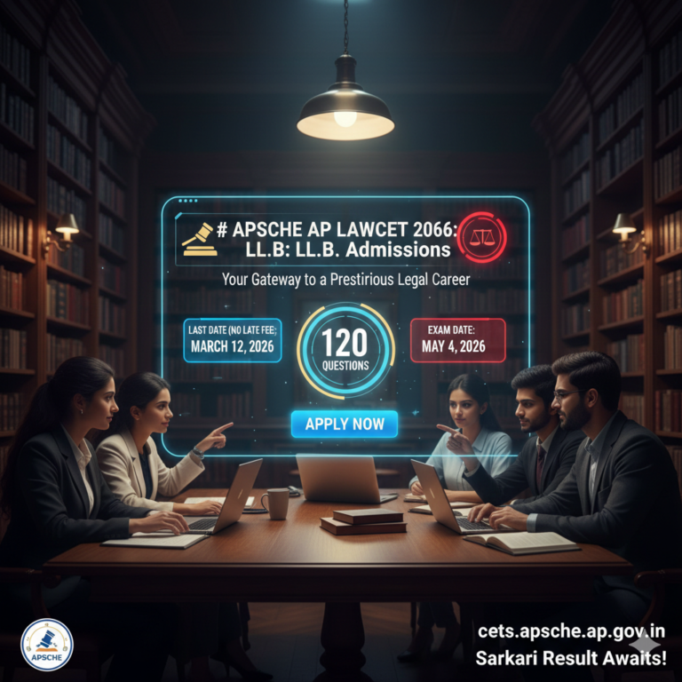 APSCHE AP LAWCET 2026: LL.B. Admissions Application Begins – Latest Notification!