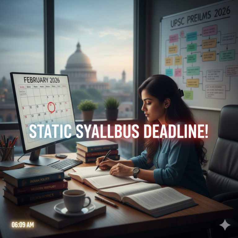 UPSC Civil Services Prelims 2026: Conquer Static Subjects – Priority & Strategy Before March!