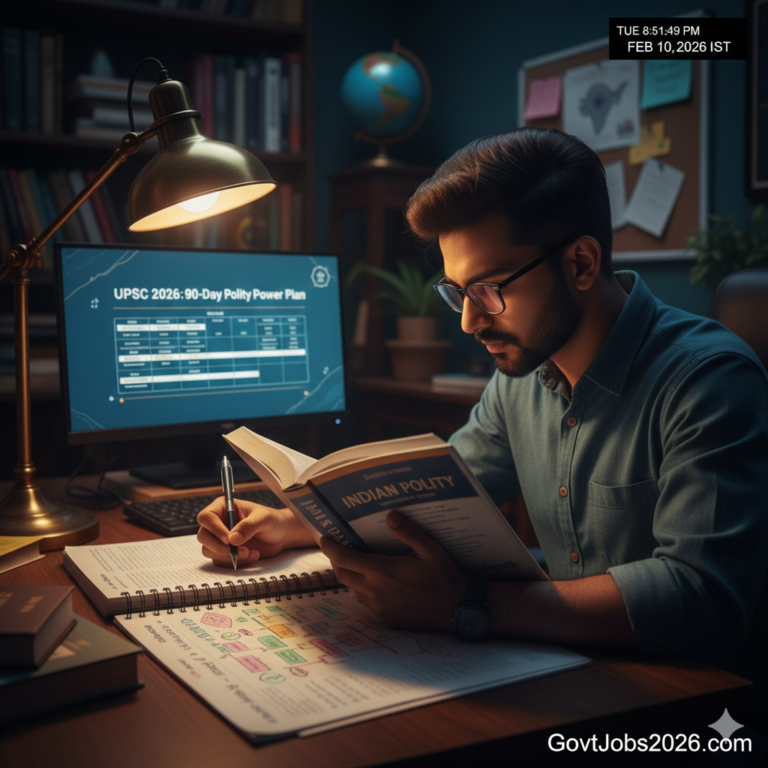 UPSC Civil Services Exam 2026: Master Polity MCQs for Prelims Success – Apply Now! 90-Day Polity “Sureshot” Schedule Here