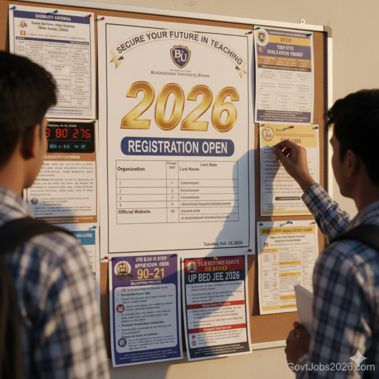 Bundelkhand University Jhansi: UP B.Ed JEE 2026 Registration Open – Secure Your Future in Teaching!