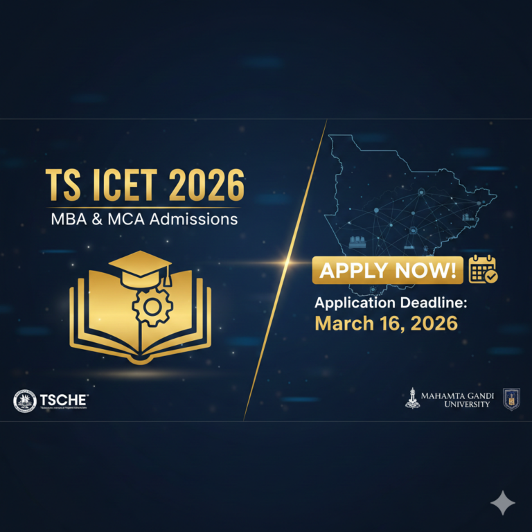 TS ICET 2026 Notification: MBA & MCA Admissions Begin – Apply Now!